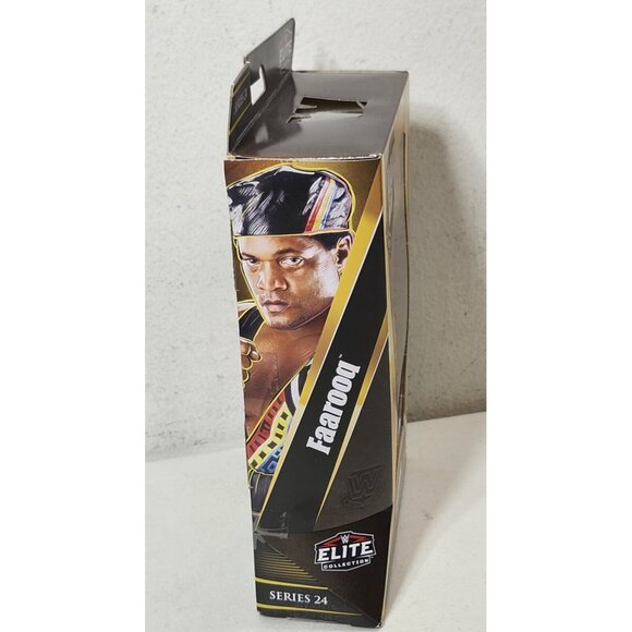 WWE Elite Legends FAAROOQ Series 24 CHASE Action Figure Target Mattel Purple NEW - Picture 4 of 6